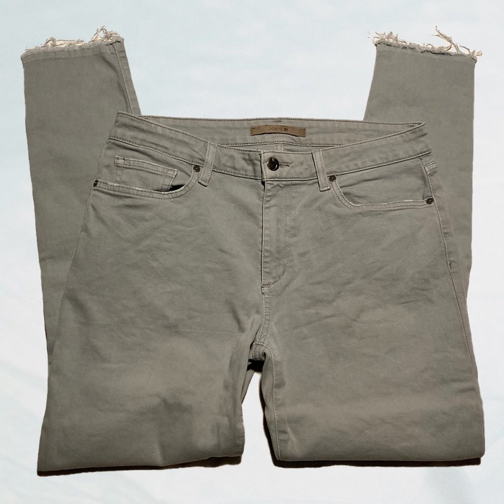 Joe's Jeans Distressed Gray Jeans